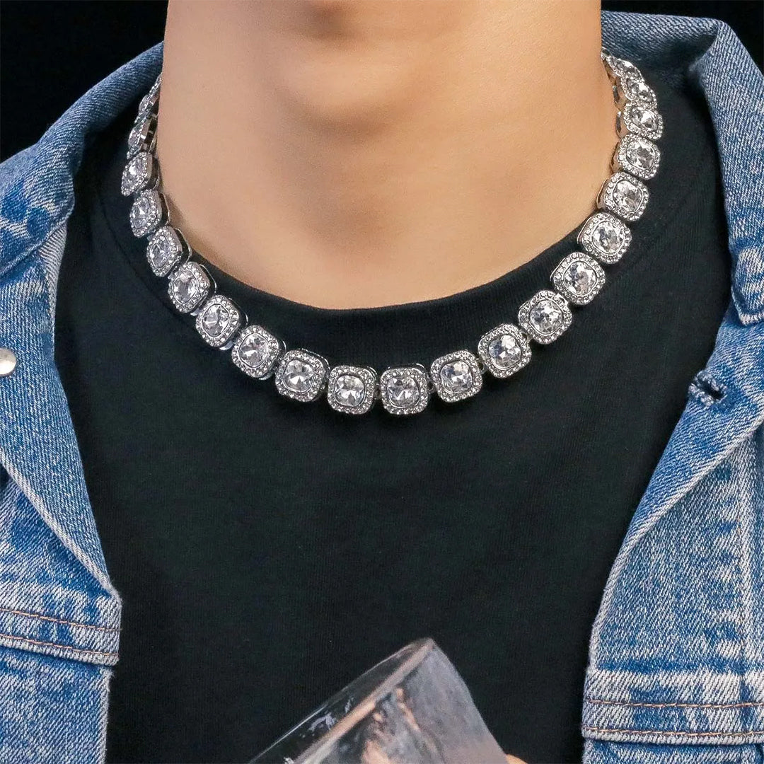 Hip Hop Rhinestone Cuban Chain