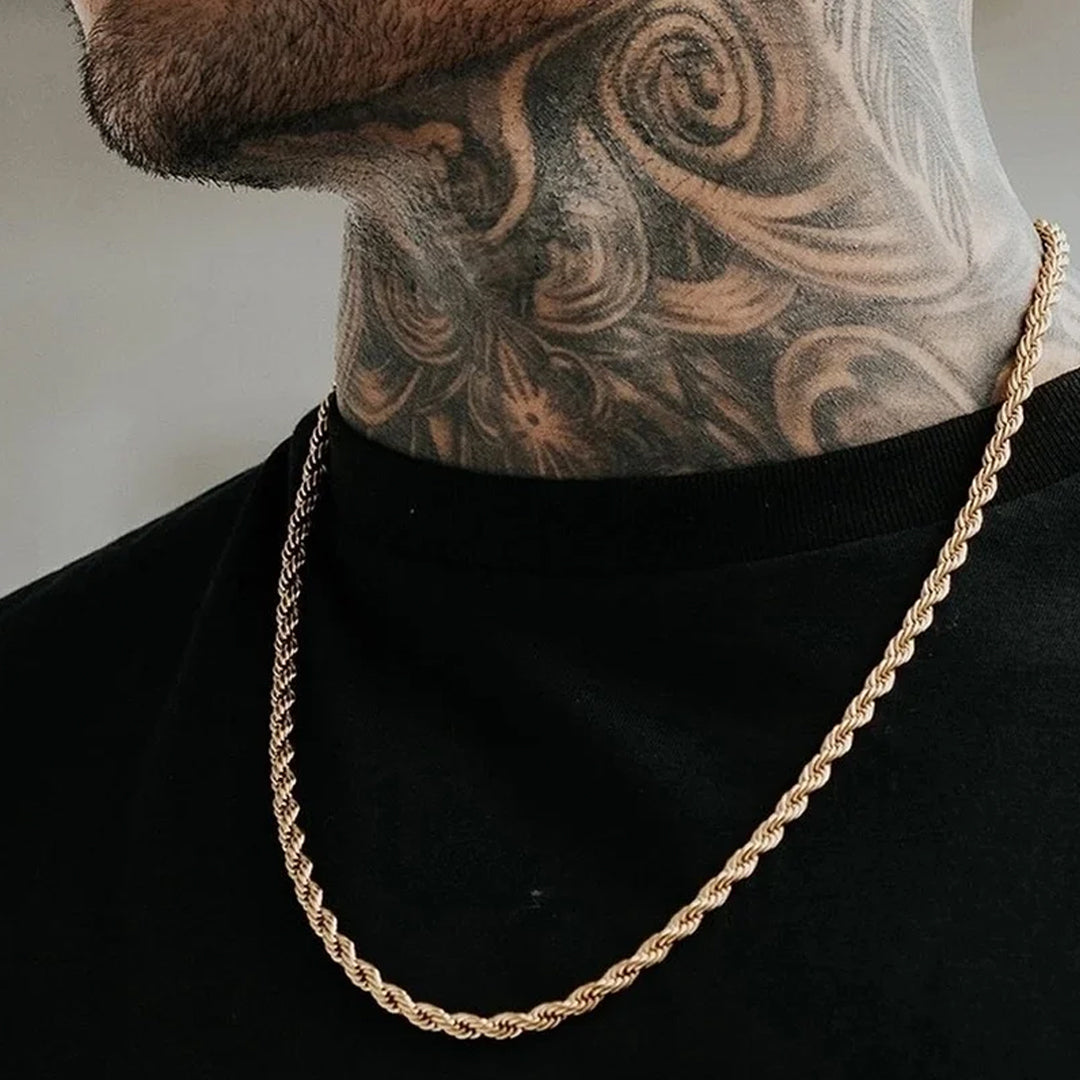 Stainless Steel Twisted Cuban Chain