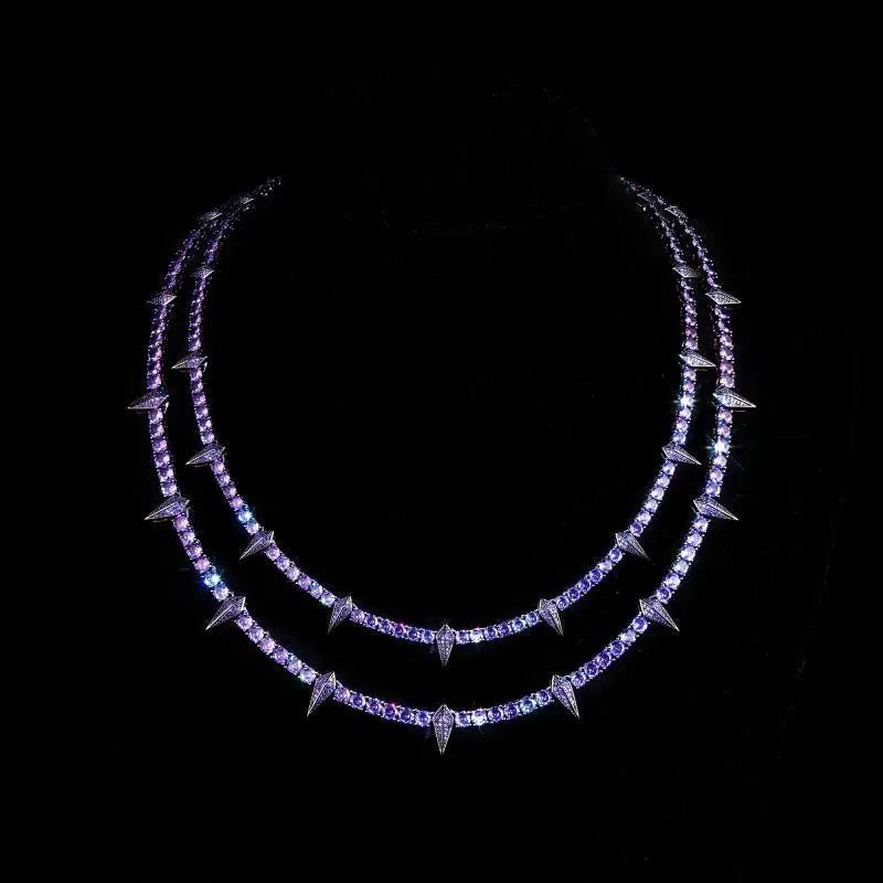 Black Panther Luxury Tennis Cuban Chain